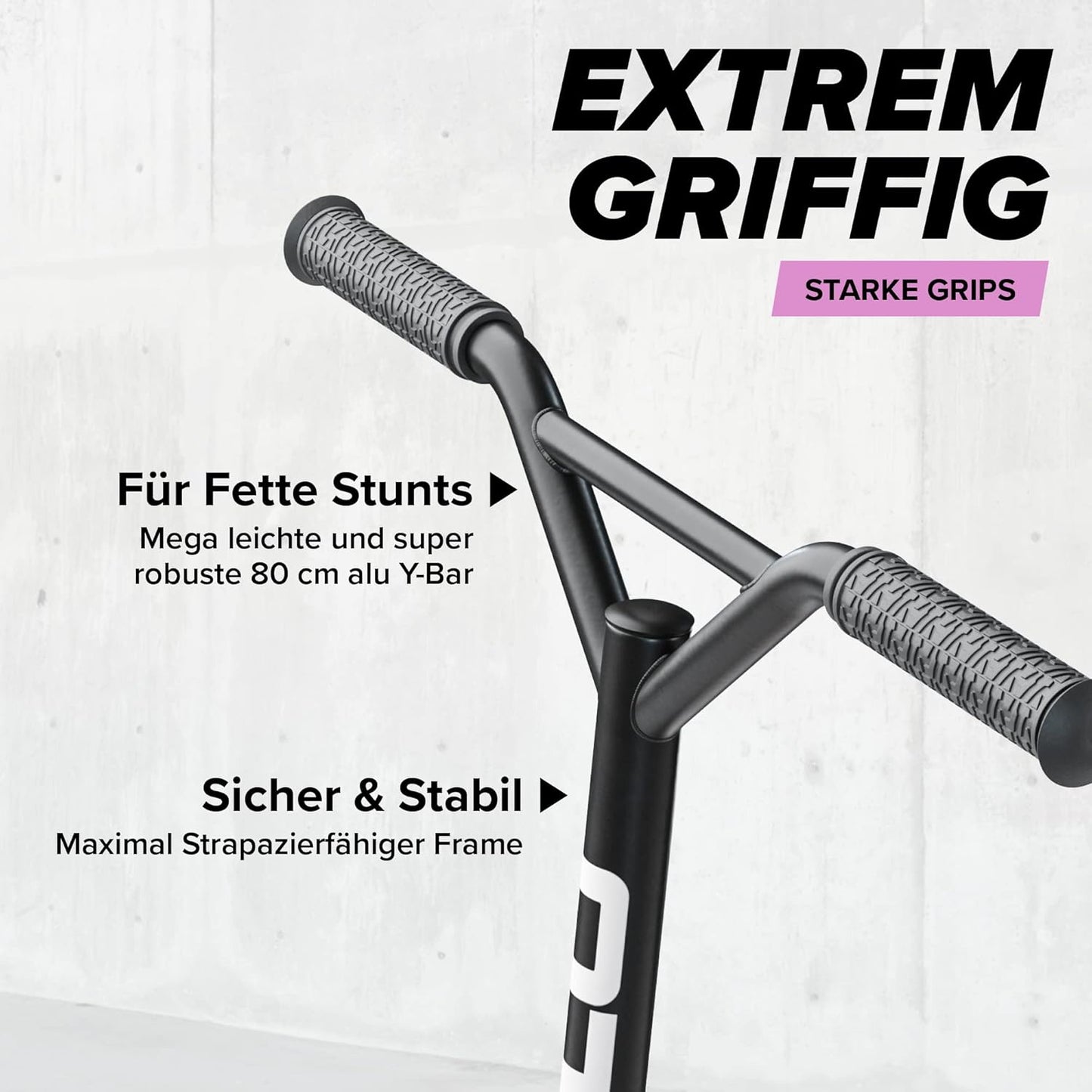 Stunt Scooter für Kinder & Jugendliche – Robuster Trick Roller mit Präzisionskugellager, geeignet ab 6 Jahren für Freizeit und einfache Tricks