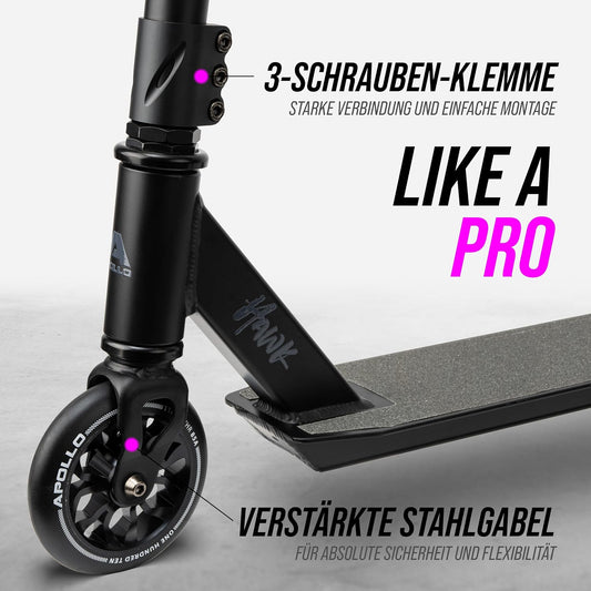Freestyle Stunt Scooter für Kinder & Jugendliche – Robuster Trick Roller ab 6 Jahren, geeignet für Anfänger und Fortgeschrittene